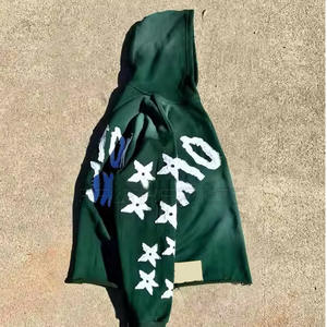 Prix bas meilleure vente en détresse broderie Hoodies sur mesure en détresse broderie Hoodies - Product Image 3