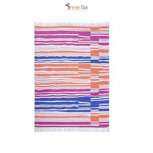 Elegante y acogedora Alfombra tejida, alfombras duraderas de algodón y lana para decoración del hogar para sala de estar, dormitorio, espacios de oficina - Product Image 1