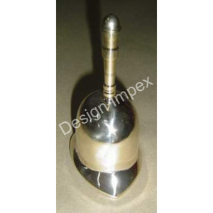 Campanas de latón pulido de alta calidad, campanas de mano de lujo para decoración de bodas y Navidad - Product Image 1