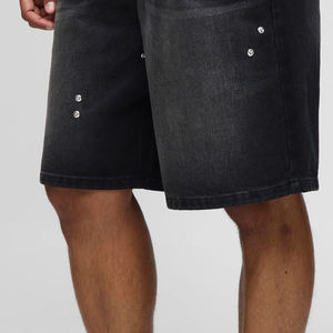 Option de logo personnalisé pour hommes, parfait pour la collection d'été tendance, short élégant pour hommes en tissu mélangé de coton, design tendance, respirant, 2026 - Product Image 5