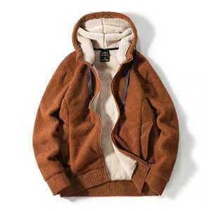 Sweat-shirt à capuche surdimensionné pour homme, en polaire respirante et moelleuse, écologique, imperméable, fabriqué au Pakistan, teinture unie, pour l'hiver - Product Image 3