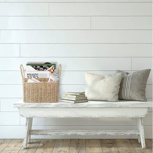 Panier de rangement en jonc de mer pour journal naturel décor à la maison avec compartiments porte-revues en jacinthe d'eau support suspendu tissé à la main - Product Image 3