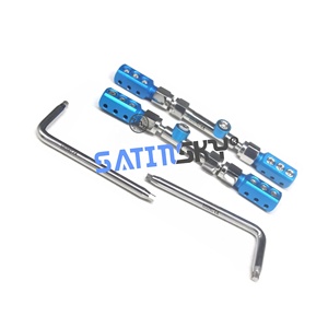 FIXATEUR ILIZAROV orthopédique MONO SCHANZ VIS CLAMP Ensemble chirurgical Chirurgie Instruments chirurgicaux Vétérinaire - Product Image 6