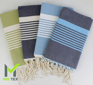 100% Coton Jeté dans des Designs Assortis, Y Compris Gaufré Jacquard Leno Herringbone Disponible en Vrac Couleurs Tailles - Product Image 3