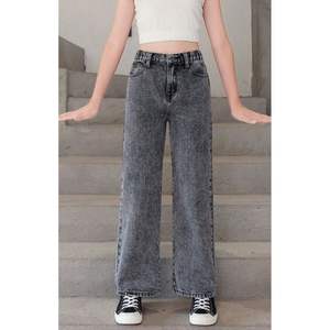 Jean en denim gris ample et tendance à jambe large, vente en gros B2B, écologique, durable, style urbain, tailles 26-40 - Product Image 4