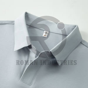 Polo pour homme en mélange de coton doux, coutures durables, tissu anti-rides et anti-humidité, idéal pour une utilisation en extérieur - Product Image 6