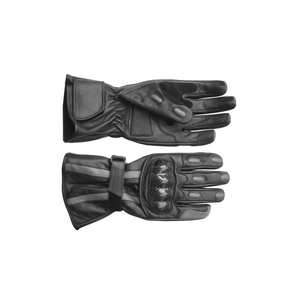 Gants de moto en cuir imperméables à écran tactile, demi-doigts, protection d'aventure, nouveau design, durables, confortables, sécurité de conduite - Product Image 3