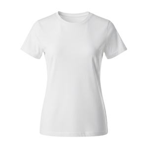 T-shirt en coton de luxe pour femmes, doux, confortable, manches courtes, décontracté, tendance, élégant, vente en gros, OEM, ODM - Product Image 5