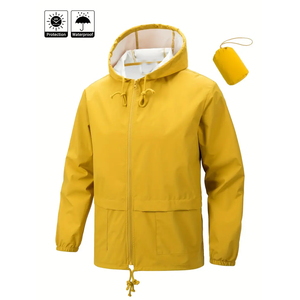 Veste Softshell épaisse brodée sur mesure pour hommes imperméable, respirant, coupe-vent, randonnée, impression multi-poches, fermeture éclair complète - Product Image 2