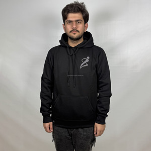 Vente en gros de sweats à capuche avec strass en vrac personnalisé nouveau design de sweats à capuche en coton blanc pour hommes vêtements de conception OEM sweats à capuche avec logo en strass - Product Image 1