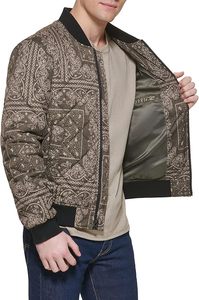 แจ็กเก็ตเลตเตอร์แมนสไตล์ผ้าพันคอใหม่สำหรับผู้ชายเสื้อกันลมกันน้ำมีปกรอบ - Product Image 5