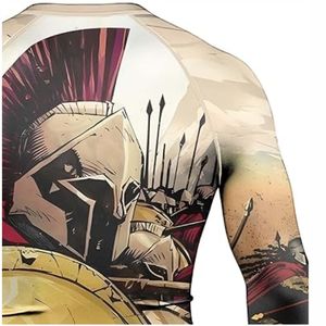 Logotipo personalizado Rash Guard hombres sublimación impresa Spandex Rash Guard gimnasio surf buceo Rashguard camisas de compresión - Product Image 6