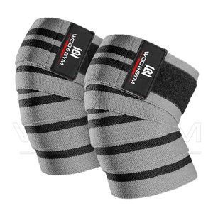 Enveloppes de genou professionnelles Heavy Duty Fitness Genou Wraps Haltérophilie Powerlifting Compression Genou Support Wrap Produits Offre Spéciale - Product Image 6