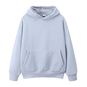 Sweat à capuche lourd pour hommes avec logo personnalisé 280-520 Pull en polaire GSM avec poche kangourou, capuche à cordon, sweats à capuche thermiques d'hiver - Product Image 5
