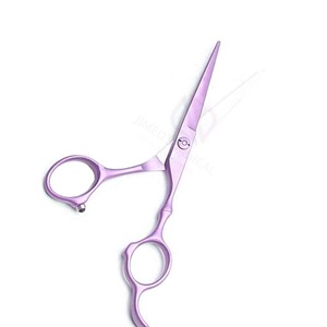 Tijeras de Peluquería Profesionales de Acero Inoxidable al por Mayor |   Cuchillas Afiladas y de Punta Roma con Recubrimiento de Color Personalizado para Uso en Salones de Bebés - Product Image 2