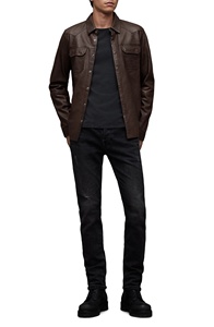 Chaqueta de Cuero para Motociclistas para Hombre - Cierres y Bolsillos Resistentes para Amantes de la Aventura - Chaquetas de Cuero para Hombre - Product Image 4