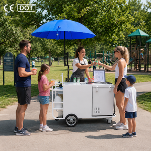 รถเข็นไอศกรีมเคลื่อนที่แบบกำหนดเองของ Etodevice รถเข็นขายเจลาโต้เชิงพาณิชย์ - Product Image 1
