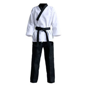 Équipement d'entraînement de Taekwondo blanc sur mesure respirant léger coton élastique matériel Service OEM disponible vêtements d'arts martiaux - Product Image 1