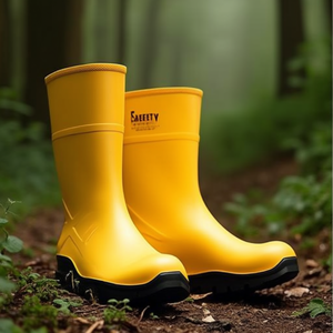 Botas de Seguridad Rnne Amarillas Talla 46 S5 SR CI FO EN ISO 20345:2022 Estándar - Product Image 3