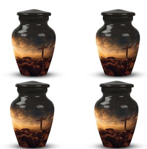 Urna conmemorativa orante para cenizas humanas Espiritual Gran Cruz celestial Silueta Gran recuerdo cristiano Iglesia Urna funeraria - Product Image 6