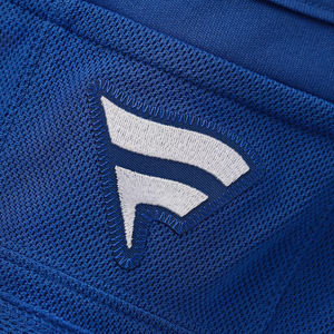 Blue and <b>Yellow</b> Custom Hockey Jersey for <b>Men</b> Long Sleeve Patchwork Athletic Sportswear Casual Streetwear Top - Product Image 6