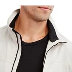 Chaqueta cortavientos informal y ligera con cremallera completa para hombre, chaqueta de golf resistente a la intemperie, chaqueta sostenible personalizada, bombardero con letras divididas - Product Image 5