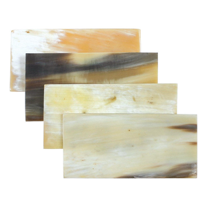 Assiette en corne de boeuf classique personnalisable fabriquée à la main dans des tailles de couleur noire pour cadres Assiette en corne de buffle naturelle - Product Image 6