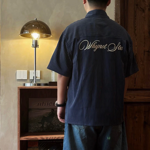 Camiseta Unisex Boxy Tatami con Waffle Bordado Graffiti Oversize Poliéster/Algodón Serigrafía para Hombres y Mujeres - Product Image 3