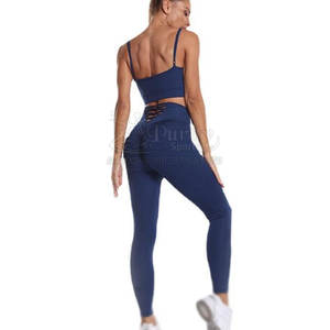 Dernière conception d'ensembles pour femmes vêtements de fitness ensembles pour femmes 100% coton léger ensembles pour femmes en vente en ligne - Product Image 4