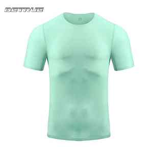 Camiseta ligera personalizada para correr, Camiseta holgada de ajuste dinámico que absorbe el sudor, ropa deportiva para gimnasio - Product Image 1