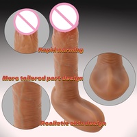 Gode vibrateur réaliste en silicone liquide pour femmes, jouets sexuels de masturbation à télécommande