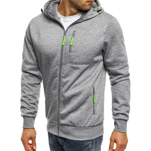 <b>Men's</b> Sweater <b>Cardigan</b> Hoodie <b>Zipper</b> Pocket Jacquard hood Sports Fitness Outdoor Leisure Running Solid Color Sportswear - Product Image 5