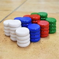 Jeu de dames de luxe en résine de pierre artificielle verte, pièces de jeu de haute qualité, pierres en spirale, ensemble de pièces de jeu en plastique et en métal |