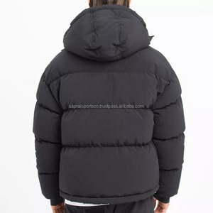 Chaqueta Acolchada de Invierno para Hombre, Diseño Personalizado, a la Moda, con Logotipo Frontal, Impermeable y Transpirable, Venta al Por Mayor - Product Image 3