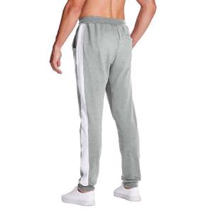 Pantalon décontracté pour homme en coton et polyester léger et respirant, avec taille élastique haute, fermeture à cordon et poche zippée - Product Image 3