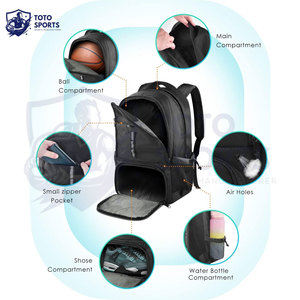Sac de sport léger, meilleur fournisseur, best-seller, confortable pour la pratique, facile à transporter, fermeture, logo personnalisé, durable - Product Image 5