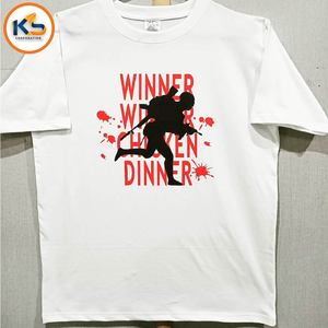 เสื้อยืดผู้ชายทรงปกติ ผ้าฝ้าย 100% คุณภาพสูง พิมพ์ลายซิลค์สกรีนแบบสัมผัสนุ่ม |   เสื้อยืดแขนสั้นรักษ์โลก 240 กรัม - Product Image 4