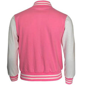 Veste universitaire tendance en gros, 100% laine, veste universitaire violette, veste universitaire à manches en cuir de baseball pour unisexe - Product Image 1
