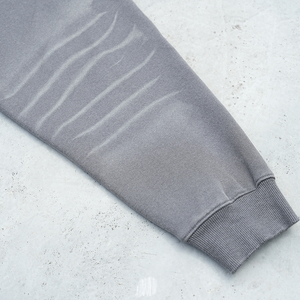 Cropped Heavyweight Otoño Algodón 400 Gsm Oversized Custom logo Hombres Sudadera con capucha Alta calidad Distressed Acid Wash hoodies - Product Image 2