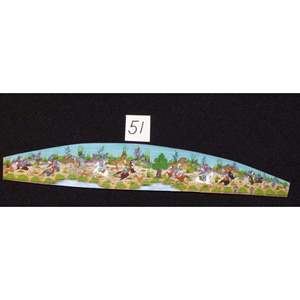 Miniature d'art mural persan sur os, peinture d'art fine faite à la main, prête pour la décoration de la maison, 9 X 2 Abcpm0204 - Product Image 1