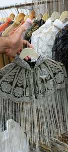 Elegante Vestido de Fiesta Antiestático para Mujer con Capa de Cuentas y Perlas Bordadas para Graduación - Product Image 3