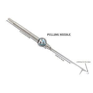 คีมต่อผมสีฟ้า5นิ้วพร้อมปลาย9มม. และสปริงสองชั้นเพื่อการจีบและกำจัดลูกปัดอย่างเรียบเนียน - Product Image 3