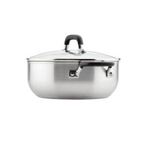 Ensemble de marmites en acier inoxydable avec plusieurs tailles pour cuisiner différents plats facilement dans n'importe quelle cuisine - Product Image 1