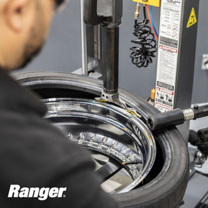 2026 R80EX New Gray <b>Tire</b> <b>Changer</b> with 34\" Clamping Capacity Dual-Tower Assist & Tilt Back for Automotive Repair - Product Image 3