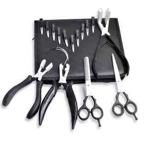 Professional Hair Extension Tools Kit with Customizable Color Stainless Steel <b>Pliers</b> <b>Set</b> for Micro Links - Product Image 4