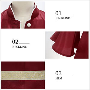 Traje de Cosplay para Ministro del Clérigo, Vestimenta Litúrgica para Púlpito, Túnica de Pastor de Iglesia, Disfraz de Coro, Botones, Sotana, Túnica de Iglesia - Product Image 2