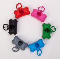 Distributeur de sacs à déjections canines en plastique léger et réutilisable, écologique, biodégradable, portable pour usage extérieur