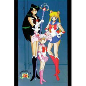 Tarjeta Postal Personalizable de Sailor Moon, Impresión Digital, Tarjeta de Regalo de Cuero y Metal para Invitaciones de Boda - Product Image 1