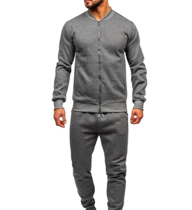 Chándal de hombre personalizado TWILL al por mayor, chaqueta con cremallera y chándal, proveedor de ropa deportiva para entrenamiento en el gimnasio al por mayor - Product Image 5