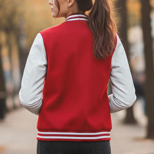 Fournisseur direct d'usine, meilleur prix, vestes universitaires pour femmes en vente en gros, séchage rapide et confortable, veste universitaire pour femmes - Product Image 2